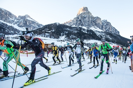 Scialpinismo: Sellaronda Ski Marathon 2016 - Durante il Sellaronda Ski Marathon 2016