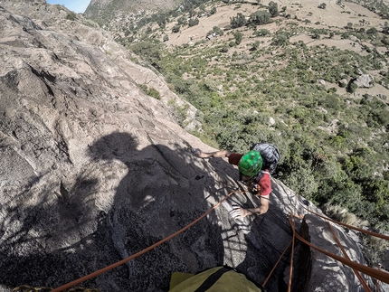 Climbing in Ethiopia, Matteo Colico, Andrea Migliano, Luca Schiera, Matteo De Zaiacomo - Matteo Colico, Andrea Migliano, Luca Schiera, Matteo De Zaiacomo rock climbing in Ethiopia