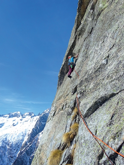Delta Minox in Val Masino climbed by Federica Mingolla, Luca Schiera and Andrea Gaddi