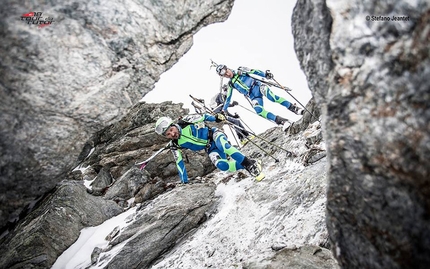 Tour du Rutor 2016, ski mountaineering, Valgrisenche - During day 2 of the Tour du Rutor 2016