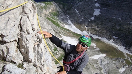 Dolomiti Legends - Omar Oprandi sul CROZ DEL RIFUGIO - CAMPANILE TERESA SPIGOLO S.O. Via Detassis – Fox - IV° 120m