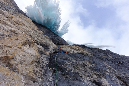 Nuova via di misto in Val Lasties, Dolomiti, di Aaron Moroder e Alex Walpoth