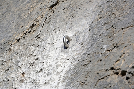 Kalymnos climbing - A new bolt on Kalymnos, Greece