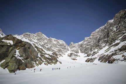 Scialpinsimo: Monte Rosa Ski Raid - Durante il primo Monte Rosa Ski Raid il 10/04/2016