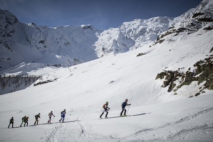 Ski mountaineering: Monte Rosa Ski Raid - During the first Monte Rosa Ski Raid on 10/04/2016