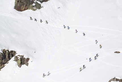 Ski mountaineering: Monte Rosa Ski Raid - During the first Monte Rosa Ski Raid on 10/04/2016