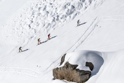 Ski mountaineering: Monte Rosa Ski Raid - During the first Monte Rosa Ski Raid on 10/04/2016