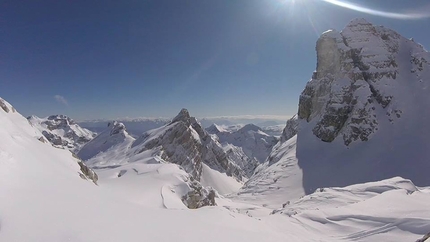 Speedriding, Brenta Dolomites, Vallazza, Luca Tamburini - Bocca di Vallazza, Brenta Dolomites