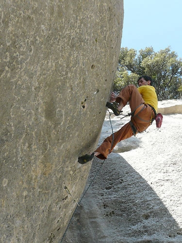 Buoux e la ricerca dell'arrampicata - Sandro Bastrenta alias Lupo su Rêve de Papillon