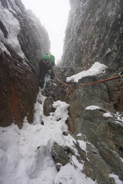 Mountaineering: Großglockner, Austria - Making the first ascent of Südwandwächter (M5, WI4+, 600m, Vittorio Messini, Matthias Wurzer 05/04/2016 ), South Face of Großglockner (3798m) Austria