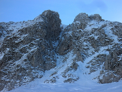 Alpinismo: Monte Gallinola - Via Canale di Estrema Destra, Monte Gallinola