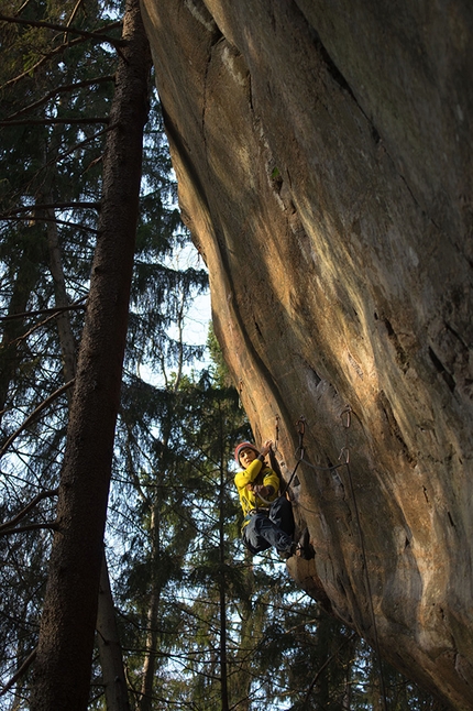 Kajsa Rosén, arrampicata sportiva - Kajsa Rosén su 