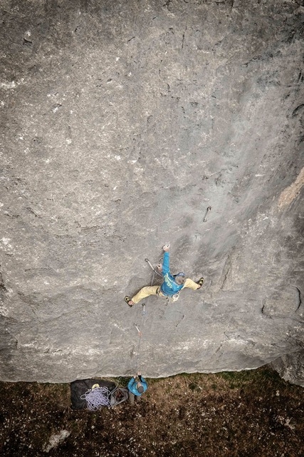 Arrampicata, Manolo, Maurizio Zanolla, Monte Coppolo, Val Nuvola, Valsugana - Manolo su Bellissima, parete Sud Ovest del Picco delle Aquile, Monte Coppolo, Valnuvola