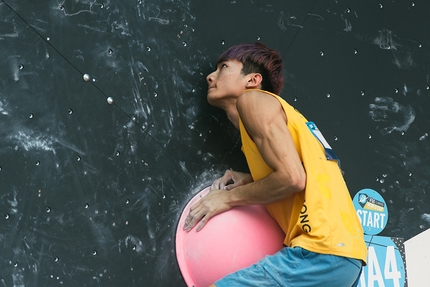 Bouldering World Cup 2016, Chongqing - During the third stage of the Bouldering World Cup 2016 at Chongqing, China