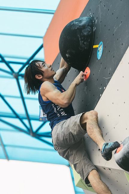 Bouldering World Cup 2016, Chongqing - During the third stage of the Bouldering World Cup 2016 at Chongqing, China