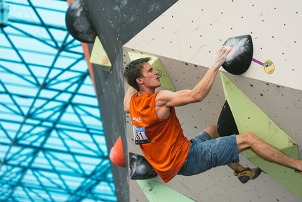 Coppa del Mondo Boulder 2016, Chongqing - Jorg Verhoeven durante la terza tappa della Coppa del Mondo Boulder 2016 a Chongqing in Cina