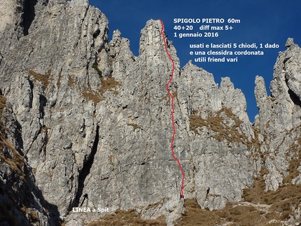 Grignetta, arrampicata, Lecco - Spigolo Pietro, Grignetta