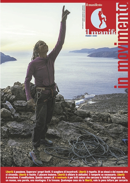 Il Manifesto - In movimento: cara libertà per l'alpinismo e l'arrampicata