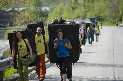 Melloblocco 2016, Val di Mello, Val Masino - Melloblocco 2016 day 3: Nicole Puglisi, Gianluca Bosetti e Sara Lambertini 