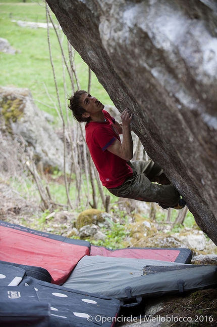 Melloblocco 2016, Val di Mello, Val Masino - Melloblocco 2016 day 3: Luca Gandolfo