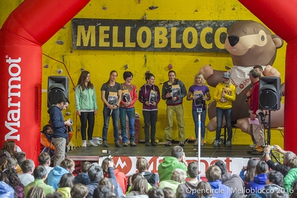 Melloblocco 2016, Val di Mello, Val Masino - Melloblocco 2016 day 4: premiazione