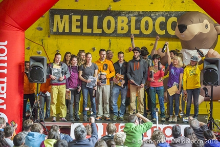 Melloblocco 2016, Val di Mello, Val Masino - Melloblocco 2016 day 4: premiazione