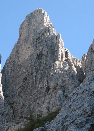 Torre Palma, Grignetta, Via Cassin, arrampicata - Torrione Palma, Grignetta, which hosts the Cassin route 