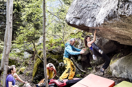 Melloblocco 2016, Val di Mello, Val Masino - Melloblocco 2016: Annalisa De Marco