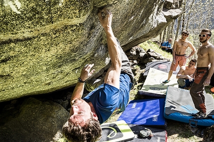 Melloblocco 2016, Val di Mello, Val Masino - Melloblocco 2016: Stefano Ghisolfi