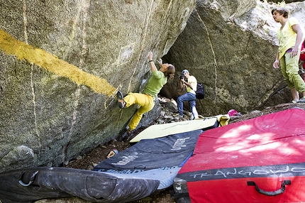 Melloblocco 2016, Val di Mello, Val Masino - Melloblocco 2016: Michelle Theisen