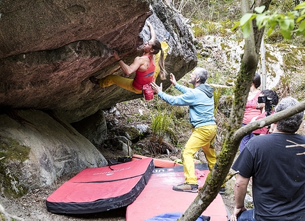 Melloblocco 2016, Val di Mello, Val Masino - Melloblocco 2016: Michelle Theisen