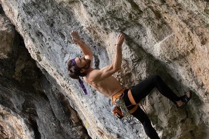 King of Kanzi, Climbing Festival, Austria - Sean Villanueva durante il King of Kanzi Climbing Festival 2015 a Kanzianiberg in Austria