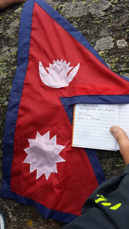 Torvagando for Nepal, Annalisa Fioretti - Torvagando for Nepal #1 - Torre delle Giavine di Boccioleto (Annalisa Fioretti, Gianpietro Todesco)