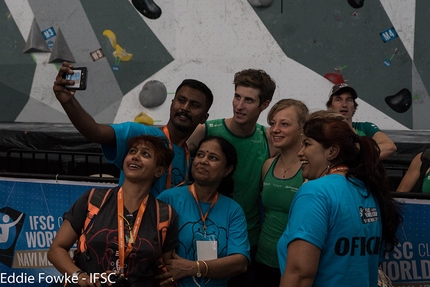 Coppa del Mondo Boulder 2016 - Durante la quarta tappa della Coppa del Mondo Boulder 2016 a Navi Mumbai in India