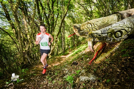 La Velenosa, corsa in montagna, Bolzano Bellunese - Nicola Spada durante la terza edizione di La Velenosa, la corsa in montagna a Bolzano Bellunese