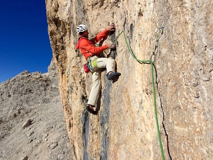 Traverso al Cielo, Simon Kehrer and Christoph Hainz add new rock climb up Peitlerkofel in the Dolomites
