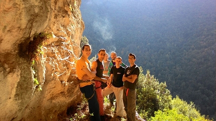 Arrampicare alla Cueva di Collepardo - Facce da Cueva.