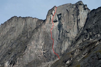 Cirque of the Unclimbables - La linea di 