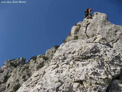 Monte Argentario, Costa della Scogliera, Canne d'Organo - Canne d'Organo: terzo tiro dello Spigolo delle Canne d'organo