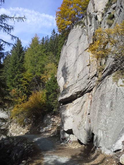 Roci Ruta, Val Grande di Lanzo, arrampicata - Roci Ruta, Val Grande di Lanzo