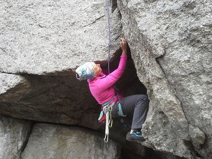 Roci Ruta, Val Grande di Lanzo, arrampicata - Roci Ruta, Val Grande di Lanzo