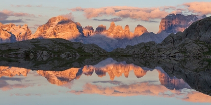 Sentiero attrezzato SOSAT nelle Dolomiti di Brenta