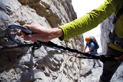 Sentiero attrezzato SOSAT Dolomiti di Brenta - Sul sentiero attrezzato SOSAT