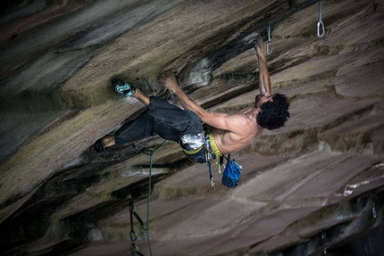 Underground climbed by Jacopo Larcher at Massone, Arco