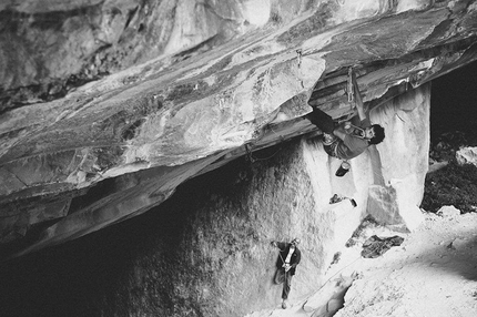 Jacopo Larcher, Massone, Arco, arrampicata - Jacopo Larcher repeating 'Underground' 9a ay Massone, Arco