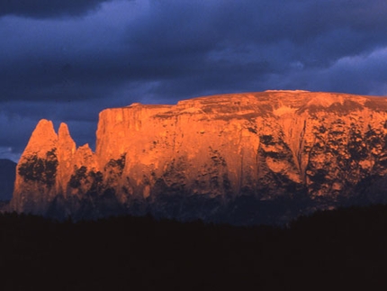 Altopiano del Renon Alto Adige camminare trekking - Sull'altopiano del Renon: Sciliar