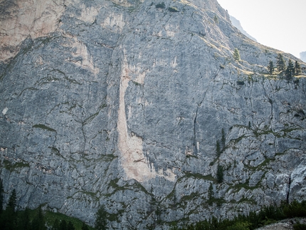 Traumpfeiler, Cansla, Meisules dla Biesces, Dolomites - Traumpfeiler at Cansla, Meisules dla Biesces, Dolomites