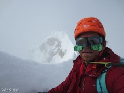 Mt. Foraker, Sultana, Alaska, Infinite Spur, Colin Haley, alpinism - Near the top of the “Knife-Edge Ridge”