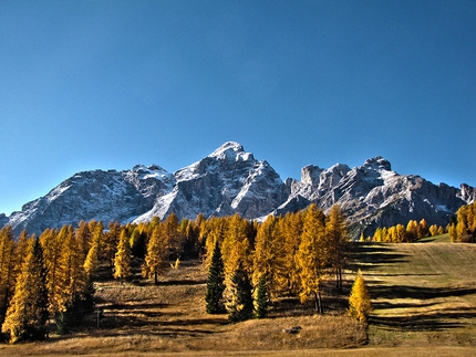 Impronte di dinosauri, Pelmo, Dolomiti - Impronte di dinosauri, Monte Pelmetto, Dolomiti