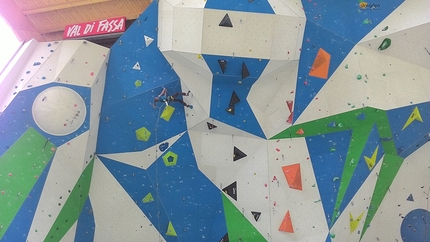 Italian Lead Cup 2016, Campitello, Val di Fassa - Silvia Cassol competing in the 4th stage of the Italian Lead Cup that was held at Campitello (Val di Fassa) on 26/06/2016